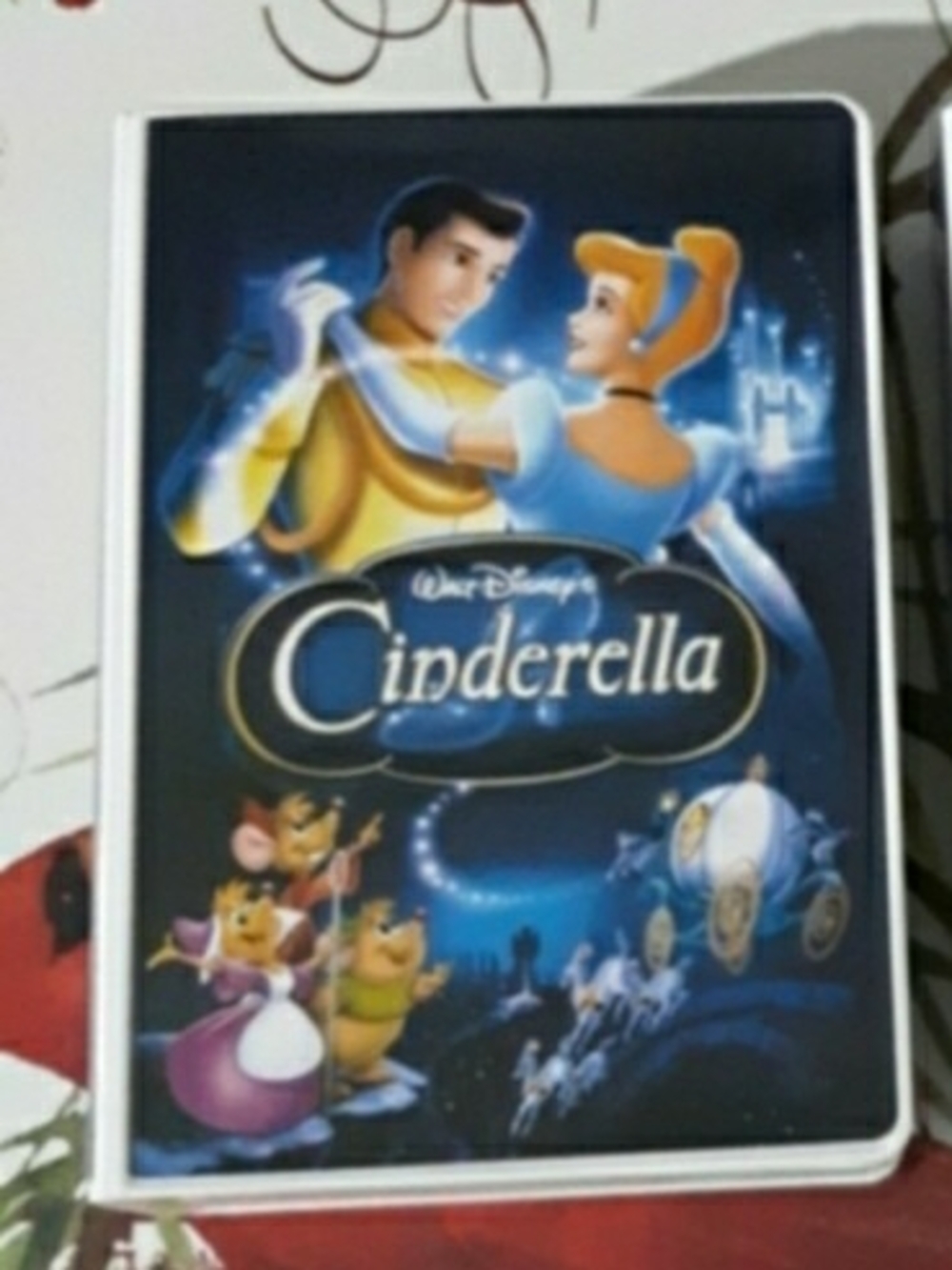 Cinderella Figure In Classic Vhs Case